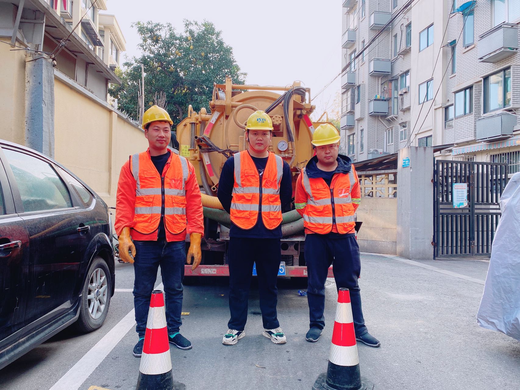 台城花园南京某小区管道清淤检测施工